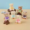 Novas Figurinhas de Resina Fofas com um Toque de Luxo, Bonecas Culturais e Criativas de Cura de Nicho, Enfeites Criativos para Desktop