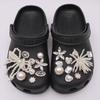 Novo Crocs Acessórios de Sapatos Transfronteiriços Desenho Animado Kuromi Estéreo Sapatos Flor Fivelas de Sapatos Acessórios Criativos DIY Decorações de Sapatos