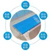 Banco Longo de Plástico ABS para Piscina, Academia, Banheiro, Vestiário, à Prova de Umidade, Espessado, Design Simples, Banco para Trocar de Sapato