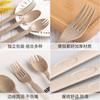 Cuchara desechable para llevar vajilla al por mayor juego de cuchara, tenedor y cuchillo americano cuchara de postre cuchara sopera tenedor ligero para espagueti ensalada