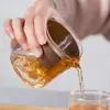 Taza de Servicio Justa al por Mayor Estilo Japonés Resistente a Altas Temperaturas, Recipiente para Compartir Té, Juego de Té Kung Fu de Vidrio de Borosilicato Alto, Taza Individual