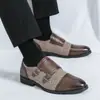Sapatos Casuais Masculinos de Couro de Tamanho Grande Transfronteiriços 2026 Nova Coleção Primavera Mocassins Slip-On Sapatos Masculinos da Moda Slip-On Preguiçosos