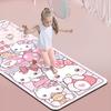 Esterilla de Yoga Dibujos Animados Winnie the Pooh Esterilla de Juego y Baile para Niños Alfombra de Fitness Silenciosa Amortiguadora Profesional para el Hogar Manta para Saltar la Cuerda