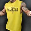 Camiseta sin Mangas Chaleco Deportivo para Hombre Holgado Europeo y Americano Casual Chaleco Moderno Entrenamiento Fitness Logotipo Impreso Personalizado