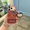 Funda Creativa de Dibujos Animados Gato Negro Kt Adecuada para iPhone 17 Pro Max, Apple 16 Pro/15 Soporte Magnético
