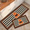 Felpudo de cocina de diatomeas, antideslizante, absorbente y a prueba de aceite, para puerta, resistente a la suciedad, impermeable, lavable y borrable.