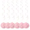 Guirnaldas de decoración de macarrón de PET superventas transfronterizas, cintas para la temporada de graduación, decoraciones para fiestas de cumpleaños infantiles, directo de fábrica