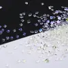 Popular online popular arte de unha especial em formato de diamante plano luxo leve brilho mágico diamante aurora gelo transparente diamante para unha de fototerapia joia para unha