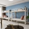 Cama Litera de Hierro con Marco Yicai Muebles Cama para Dormitorio de Adultos, Estudiantes, Empleados, Cama para Apartamento, Litera Litera Litera Cama de Hierro