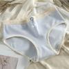Ropa interior de algodón antibacteriana para niñas 7A, algodón transpirable, entrepierna antibacteriana, tiro medio, calzones sin costuras con lazo de cereza