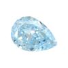Huagang gema 9A flor de gelo em forma de pêra corte de alto carbono cor diamante branco em forma de gota CZ superfície do anel de pedra nua Pedra principal