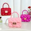 2024 Nuevo Parche Hecho a Mano DIY Mini Bolsa Pequeña Cadena Bolso Cruzado Monedero para Mujer y Niños Bolsa de Gelatina