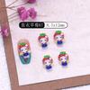 Nuevos Accesorios de Arte de Uñas de Gato KT Accesorios de Uñas de Dibujos Animados Serie Hello Kitty de Fresa Flash Fino Falda Corta Uso Accesorios de Armadura