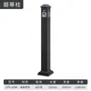 Pilar cenicero de acero inoxidable GPX-129 estilo europeo para colillas de cigarrillos Contenedor vertical para desechar colillas de cigarrillos para exteriores Cenicero de taza vertical para interiores