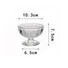 Taza Redonda de Vidrio Transparente Engrosada Estilo Nórdico para Helado, Tazón de Helado Popular en Internet, Taza para Postre con Hielo Raspado, Taza para Batidos y Ensaladas