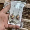 Pendientes de Pieza Bordada Vintage Bordados a Mano de Estilo Étnico de Moda, Colgantes de Oreja Pequeños Cortos con Borlas, Joyería de Plata Miao de Yunnan para Mujeres
