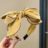 Diadema de punto estilo retro americano de ala ancha, de alta gama, adecuada para frentes amplias, a la moda, versátil para uso diario y para ir al trabajo, pinza para el pelo y accesorio para el cabello
