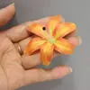 Fita Tátil Simulada Mini Flor de Lírio Flor de Magnólia Estéreo Adorno de Cabeça Roupa Grampo de Cabelo Decoração de Flor Fotografia