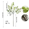 Planta Verde Artificial de Simulación Nantianzhu Adornos Rama Falsa Verde Set para Sala de Estar de Casa Boda Decoración para Sesión de Fotos