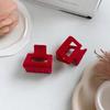 Pinza de red para flequillo de otoño e invierno con flocado, pinza pequeña de agarre, popular en internet 2024, nuevo pasador DIY para flequillo de cabello roto, pinza para mujer, tocado