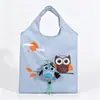 Bolsa de Compras Plegable para Supermercado, Bolsa de Almacenamiento de Regalo de Poliéster con Dibujos Animados Tridimensionales, Bolsa Publicitaria Portátil, Bolsa Ecológica