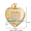 M07 M41B Acessórios de joias DIY amor estrela concha pérola cor zircônia pingente