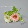 Rama de hibisco tela de seda arreglo floral de peonía accesorios planta en maceta artificial escenario tocado hanfu corsage diy decoración de caja de flores