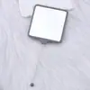 Nuevo Espejo de Maquillaje Cuadrado Portátil DIY Espejo con Abalorios de una Cara Espejo Portátil para la Apariencia de las Niñas