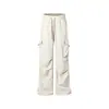 Ropa de Hombre Jie Zhan Pantalones Funcionales Impermeables de Pierna Curva 26 Otoño Nueva Marca de Moda Exteriores Sueltos Casuales de Pierna Ancha
