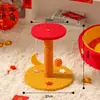 Estrutura de Escalada Vertical para Gatos em Sisal, Arranhador Resistente a Arranhões para Gatos, Cama Integrada para Gatos, Poste Arranhador para Gatos de Autoentretenimento e Alívio de Tédio, Torre para Gatos, Estrutura de Escalada para Gatos Afiadora de Garras