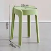 Bancos de plástico engrosados para uso doméstico, apilables, adecuados para mesas de comedor, como sillas de repuesto o como sillas de molino de viento/taburetes de remolino