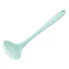 Ponto Fabricante Atacado Pequeno Panela Antiaderente Silicone Colher de Sopa com Cabo Longo Utensílios de Cozinha Colher