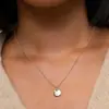 Colar de Abóbora Fantasma Novo Transfronteiriço Pingente de Folha Presente de Halloween Versátil Personalizado Joia Simples Corrente Clavicular