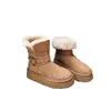 Botas de Neve de Solado Grosso Bidirecionais para Mulheres 2026 Novo Estilo Algodão Quente Espesso com Veludo Botas Curtas Peludas Botas de Algodão para Terra de Neve do Nordeste