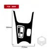 Adecuado para BMW X3 F25 F26 11-17 juego completo de interruptor de logo de volante interior de fibra de carbono negro piano