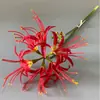 Arranjo de Flores de Casamento Enfeites de Aniversário Flores Artificiais Vermelho Festivo Arranjo de Casamento Avançado Balde Abraçado Flores Artificiais Floricultura de Simulação