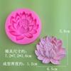 Dazhong Tamanho Pequeno Série Lótus Molde de Silicone Molde de Gesso Gotejante Forma de Lótus Molde de Bolo Dobrado de Chocolate
