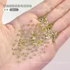 Rhinestones de Circonita Marquise Brillante para Uñas Mini Pequeños Rhinestones de Circonita con Base Plana Decoraciones para Uñas Espiga de Trigo Rhinestones Marquise Diamantes para Uñas