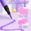 Caneta Marcadora Glitter com Ponta Macia, Caneta Marcadora Luminosa, Caneta Fluorescente, Tinta Estrela Cintilante para Pintura, Caneta Glitter de Ponta Dupla