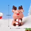 Caixa de Presente Rena de Natal Muleta de Natal Micro Paisagismo diy Decoração de Bonsai Enfeites de Neve Presentes de Natal
