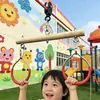 Esportes de Tirolesa Infantil, Tirolesa Aérea, Poste Macaco, Equipamento de Deslizamento, Equipamentos de Puxador Aéreo Externos, Poste de Diversão Não Motorizado