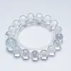 [Gelo Azul Cristal Branco] Pulseira Série Nariz de Touro de Cristal Branco Natural para Mulheres, Pulseira Versátil Atacado