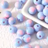 Corazón de Circo Estampado Acrílico Agujero Recto Cuentas Sueltas DIY Cadena para Teléfono Colgante Bolsas Accesorios de Joyería Hechos a Mano Materiales