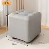Banqueta Baixa com Armazenamento Banco Baixo com Armazenamento Banqueta Pequena para Sentar Banqueta Baixa Doméstica Estilo Leve de Luxo Banqueta Pequena Banqueta para os Pés da Sala de Estar Banqueta Baixa com Armazenamento
