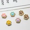 Garras de gatito de dibujos animados mini tridimensionales para joyería DIY, carcasa de teléfono móvil, horquilla de belleza, goma para el pelo, tocado, pendientes, accesorios de resina