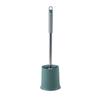 Cepillo de Inodoro Doméstico Mango Suave Colgante Mango Largo con Base Cerdas Limpieza Sin Esquina Muerta Set de Cepillos de Limpieza para Baño