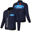 Chaqueta para Hombre Casual Deportiva Talla Grande Moderna Comercio Exterior Cierre Holgada Estilo Motociclista Punk Estándar de Coche