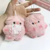 Lindo Colgante de Muñeca Cerdo Conejo Babero Accesorios Conejo Rubor Colgantes de Bolso Pequeño Regalo