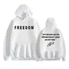 Sudadera con Capucha Charlie Kirk Libertad Transfronteriza Ropa para Hombre Harajuku Milenial Calle Alta Sudadera Suéter Casual