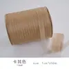 Rolo Grande de 1cm Gancho Chapéu Fita Chiffon Transparente Fio Decoração de Presente Fita Colorida Laço Artesanal DIY Trança de Cabelo Gravata
